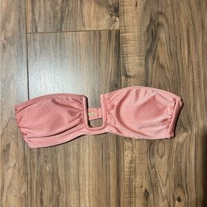 Amuse Chic Shimmer Pink Bikini Top